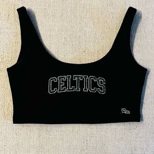 Boston Celtics Tank Crop Top